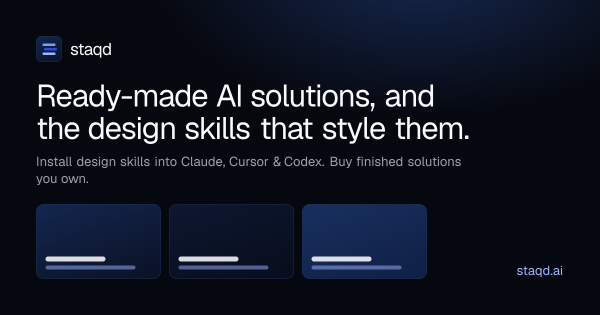 staqd.ai — preview card